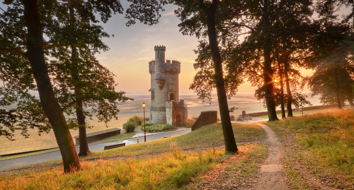 Sunrise at Appley Tower, Ryde on the Isle of Wight